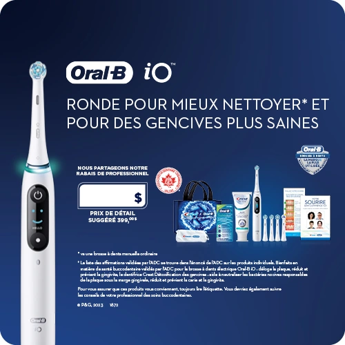 Bannière modifiable Oral-B iO