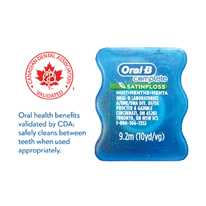 Oral-B SatinFloss with seal