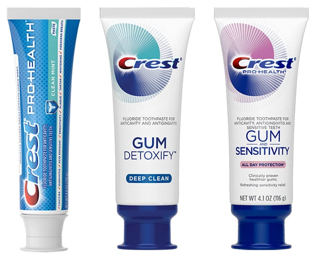 Crest Toothpaste Products