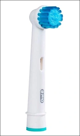 Photo showing a Oral-B Sensitive Clean power brush head