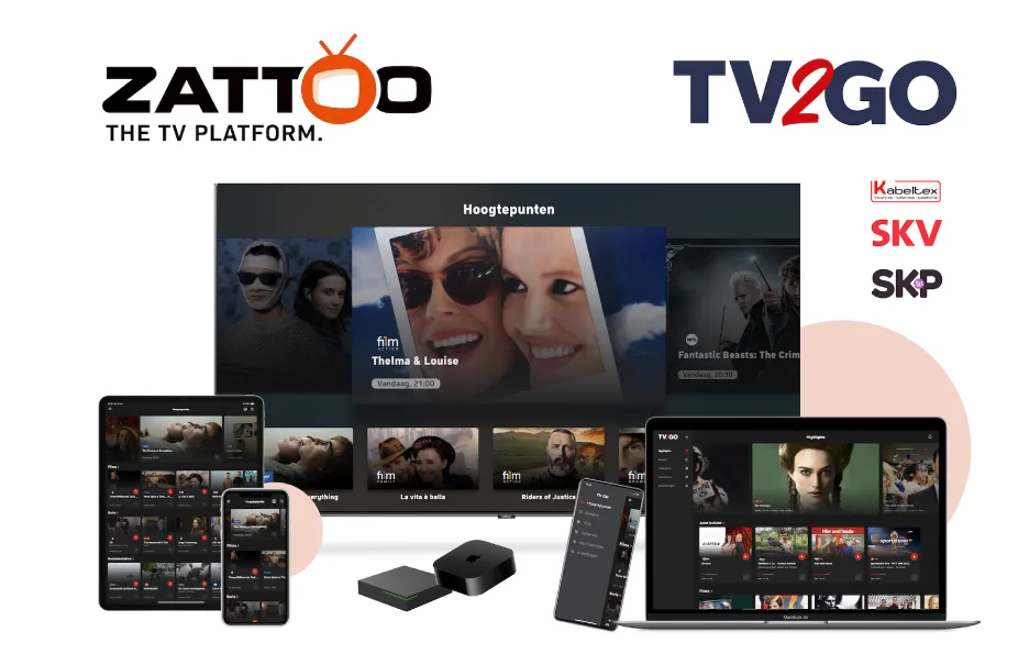 Zattoo announces TV2GO as its first customer in the Netherlands