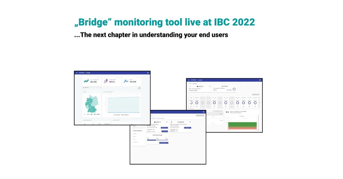 Zattoo Bridge at IBC 2022 - own your TV platform for real!