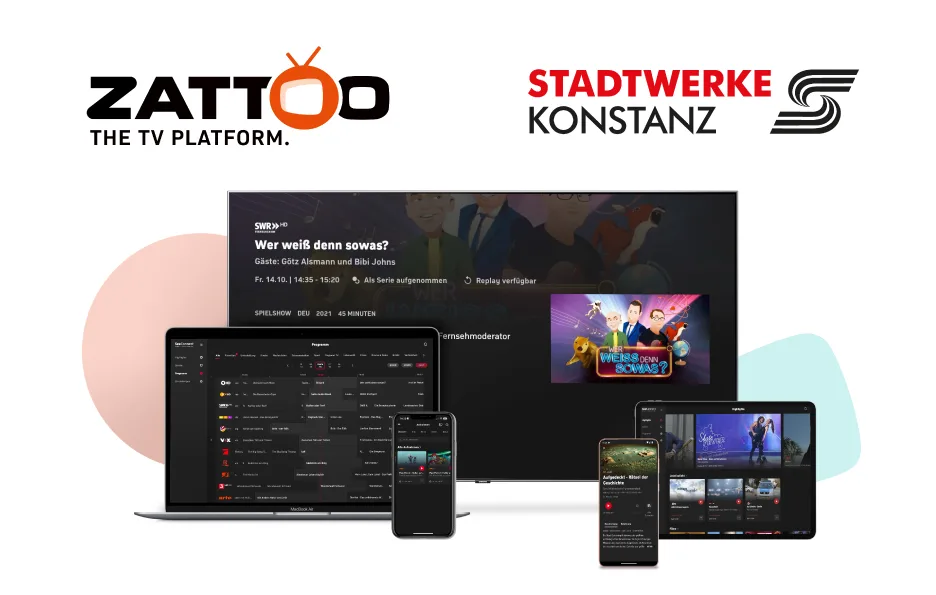 Stadtwerke Konstanz opts for Zattoo's TV Platform