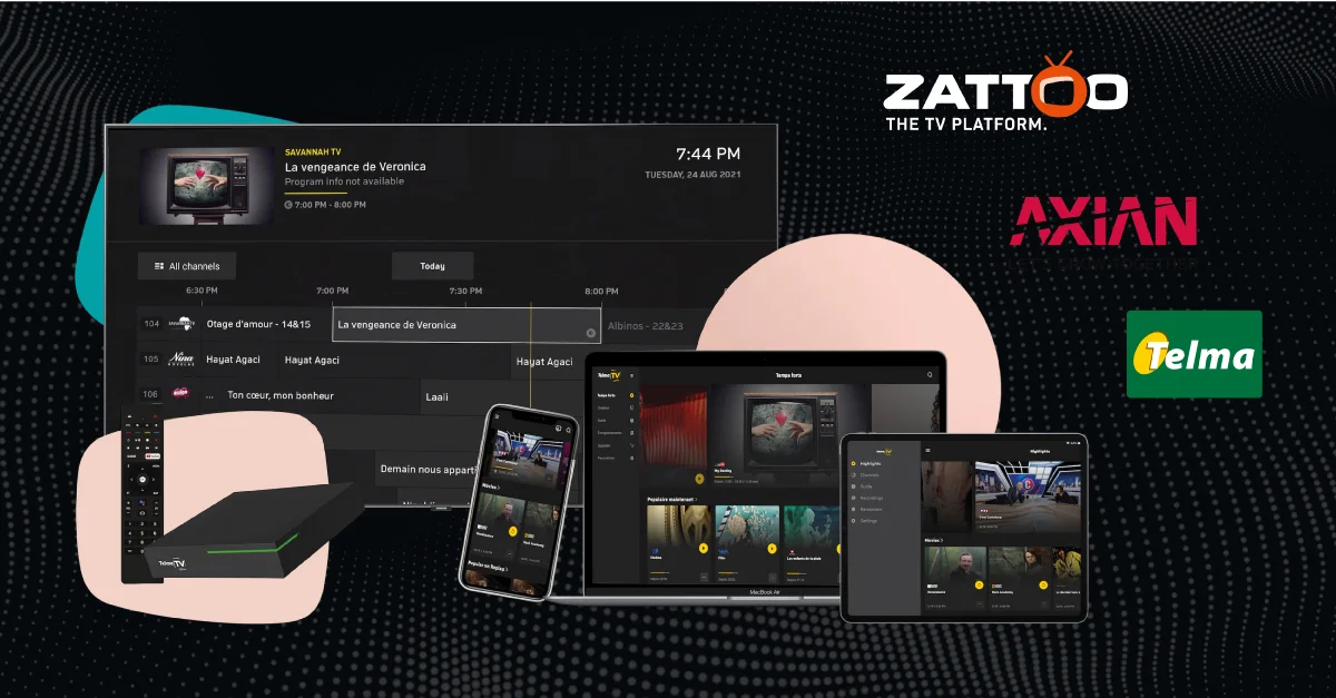 AXIAN partners with Zattoo to bring new IPTV & OTT service to Madagascar
