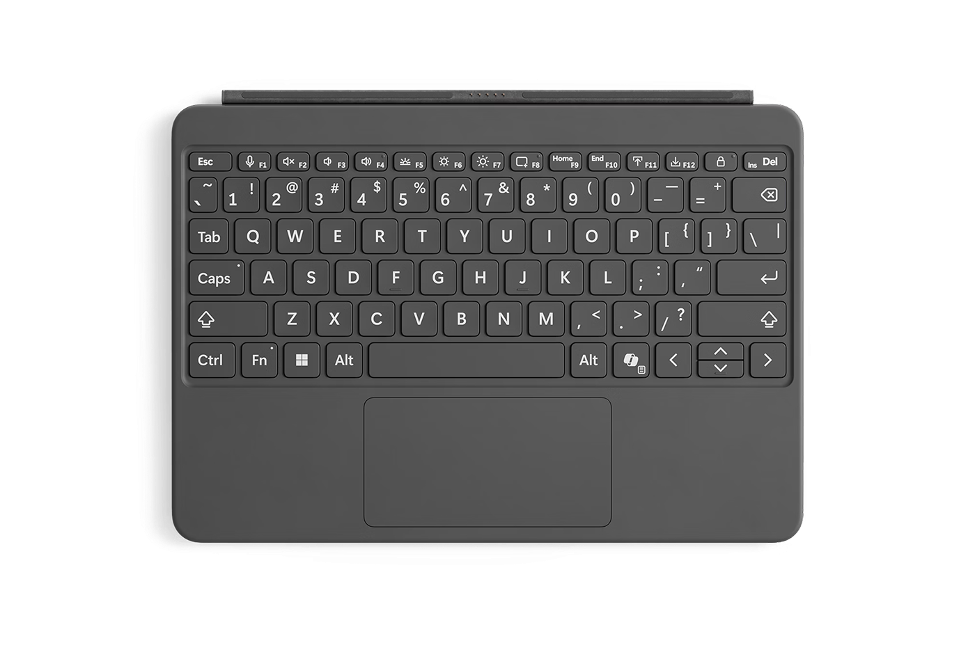 An image of the Surface Pro 12-inch Keyboard with bold keyset