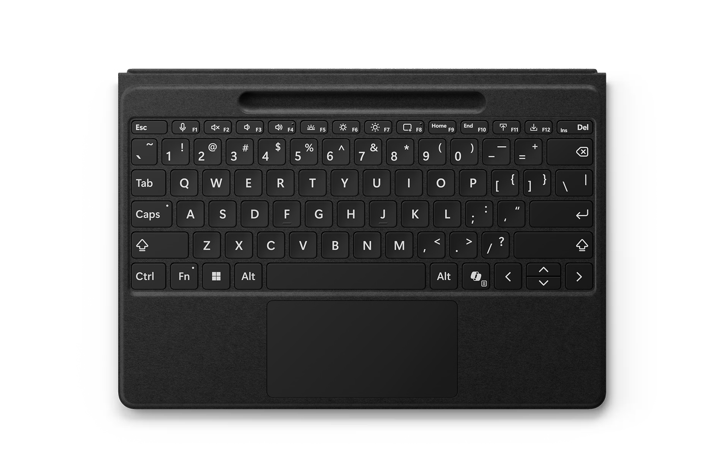 An image of the Surface Pro 13-inch Flex Keyboard with bold keyset