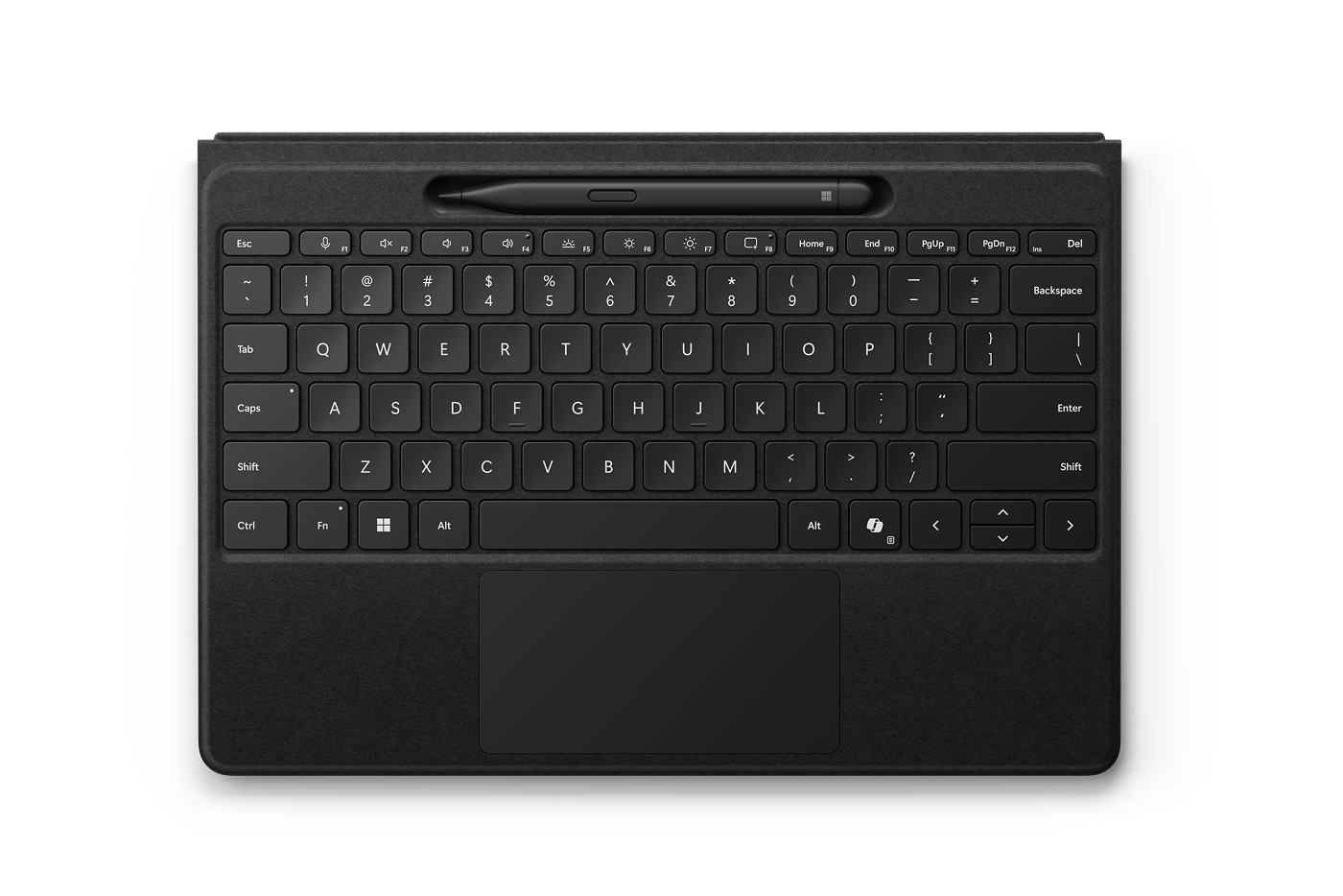 Render of the Surface Pro 13-inch Flex Keyboard with pen
