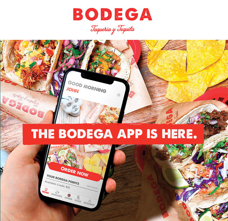 Bodega app marketing example.