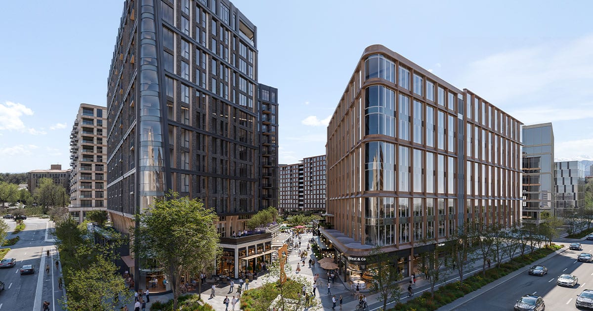 Cherry Creek West redevelopment rendering