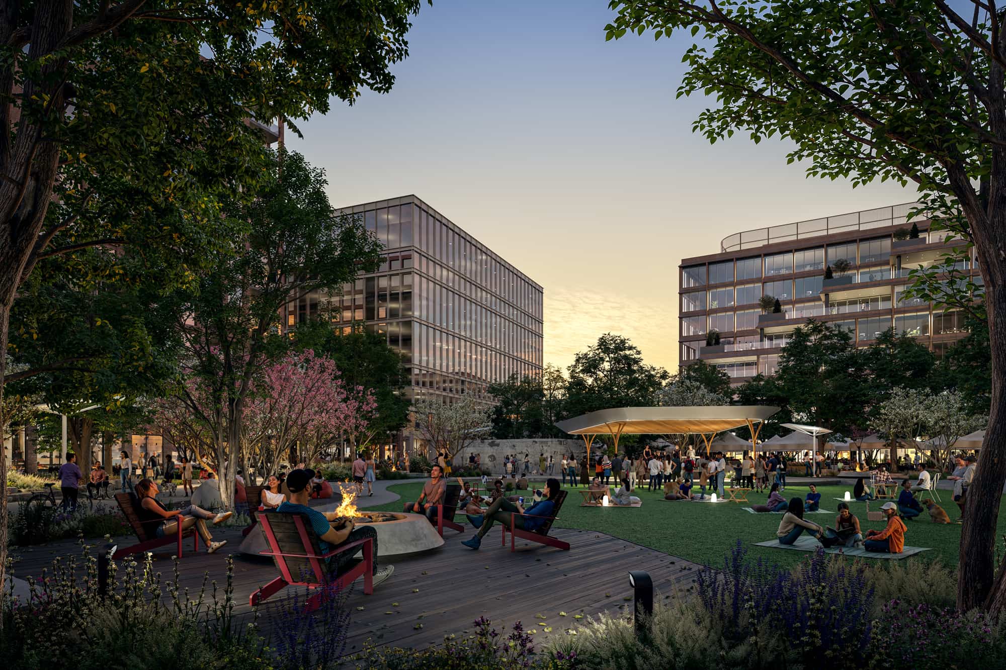 Evening on the Green Rendering