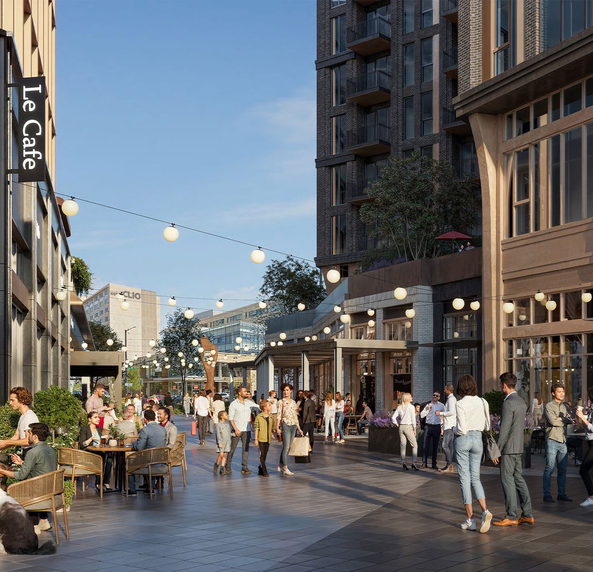 Cherry Creek West Promenade rendering