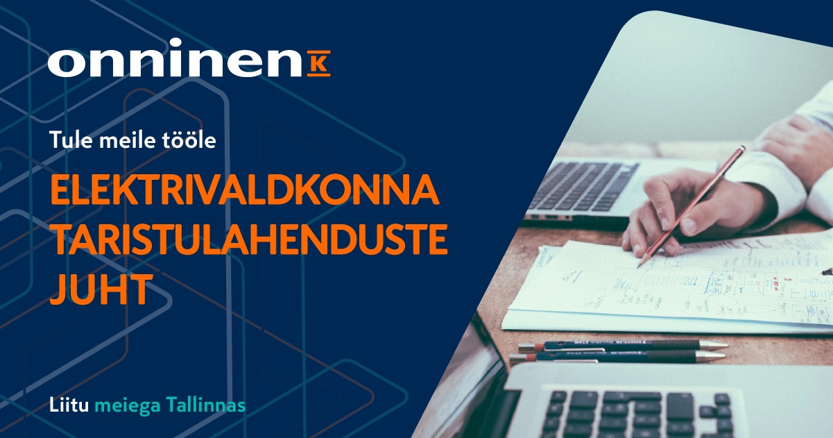 pilt: töökuulutus elektrivaldkonna taristulahenduste juht