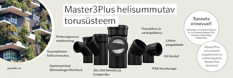 Master3Plus helisummutav torusüsteem
