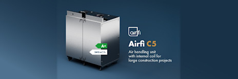 Airfi C5 – kaasaegne ventilatsiooniseade eelsoojenduse ja jahutusega
