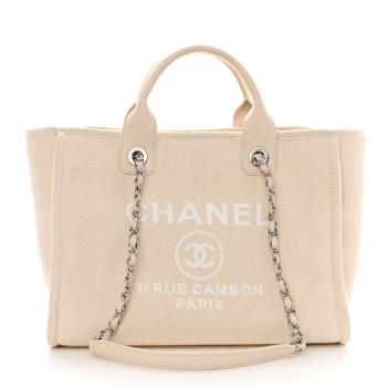 Chanel Deauville Tote in White