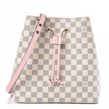 Louis Vuitton Damier Azur Neonoe MM Eau De Rose