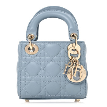 Christian Dior Mini Lady Dior light blue