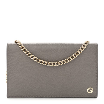 GUCCI Dollar Calfskin Medium Betty Chain Wallet