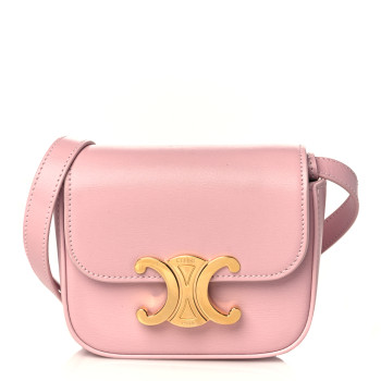 Celine light pink mini Triomphe bag