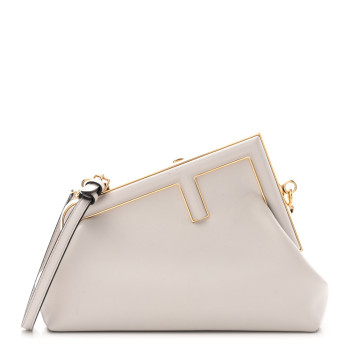 FENDI Shiny Nappa Small Fendi First Ghiaia