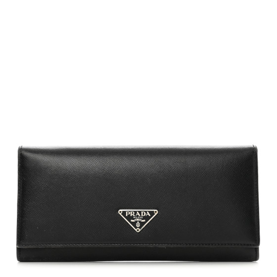 Prada saffiano metal medium flap clearance wallet