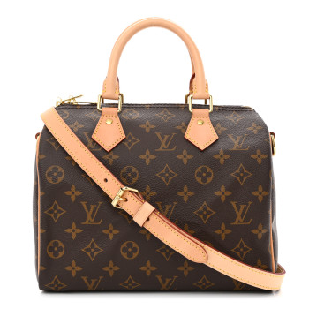 LOUIS VUITTON Monogram Speedy Bandouliere 25