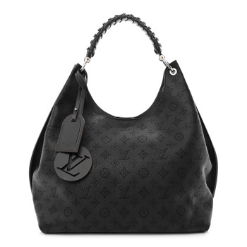 LOUIS VUITTON Mahina Carmel Hobo Black