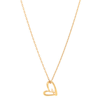 LOUIS VUITTON Metal Fall In Love Necklace