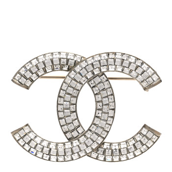 Chanel baguette crystals brooch