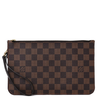 LOUIS VUITTON Damier Ebene Neverfull MM GM Pochette