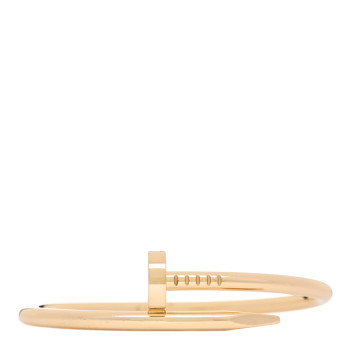 CARTIER 18K Yellow Gold Juste Un Clou Bracelet 15