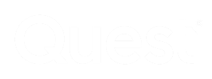 Quest logo white