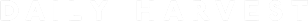 Daily Harvest logo white