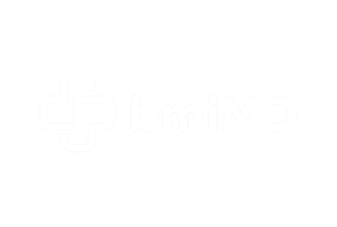 bmiMD white logo