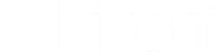 Kikoff White Logo