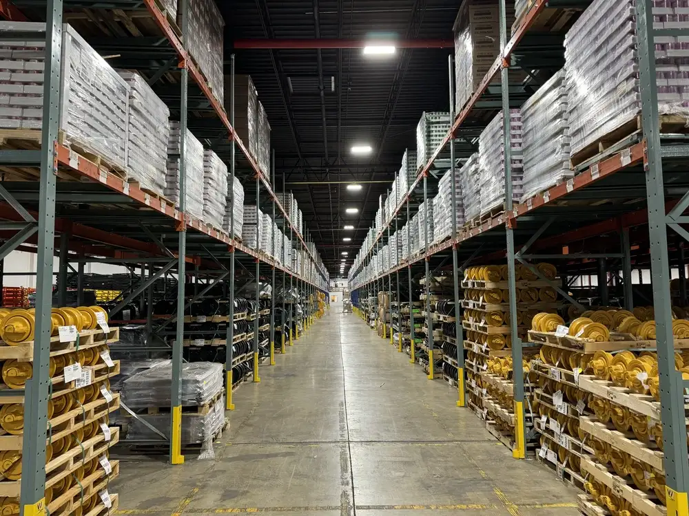 warehouse-interior-large-blocks-of-boxed-cans-and-yellow-construction-parts-deep-hallway-perspective-shots