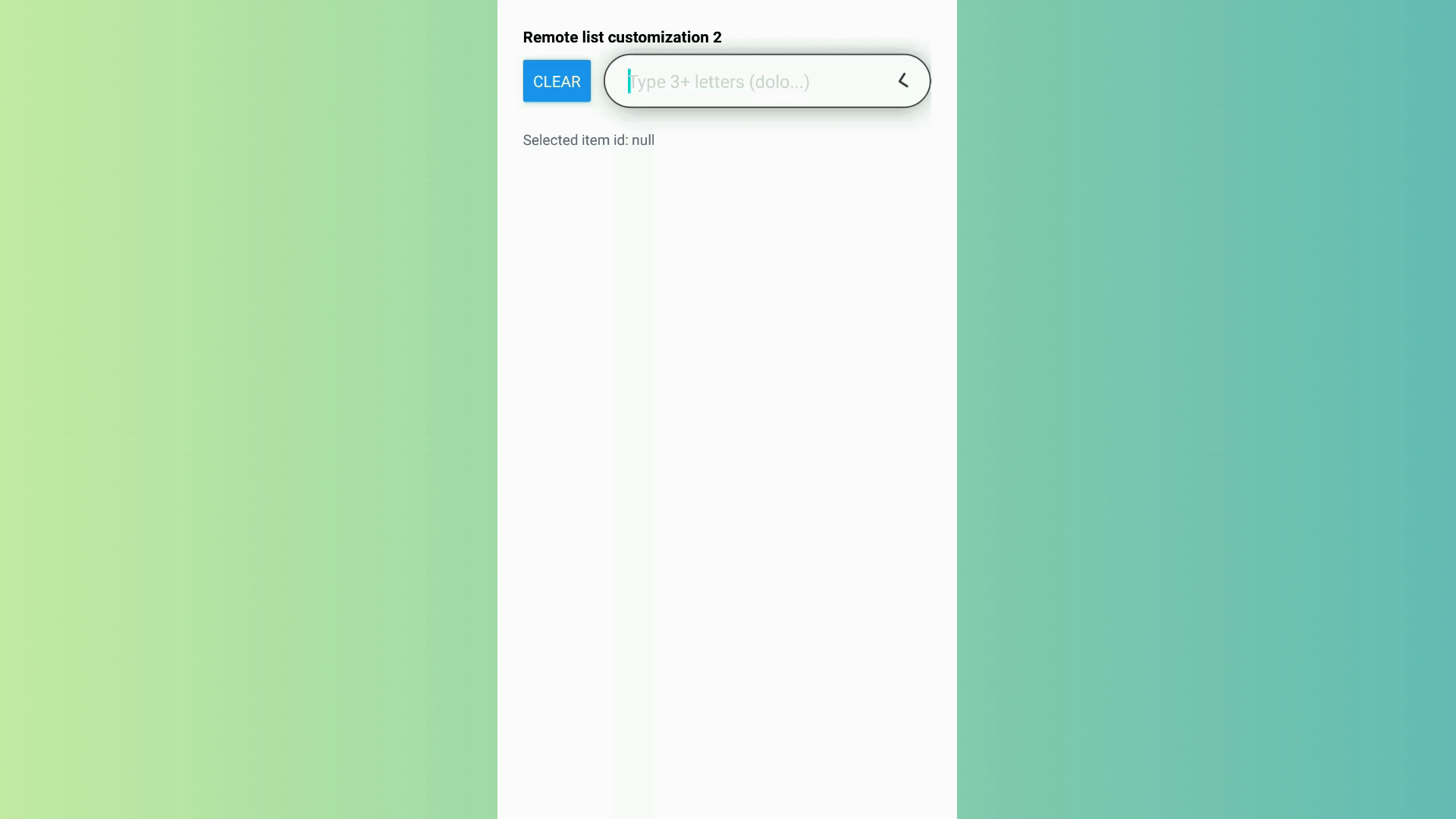 Remote List Customization 2 Auto Complete