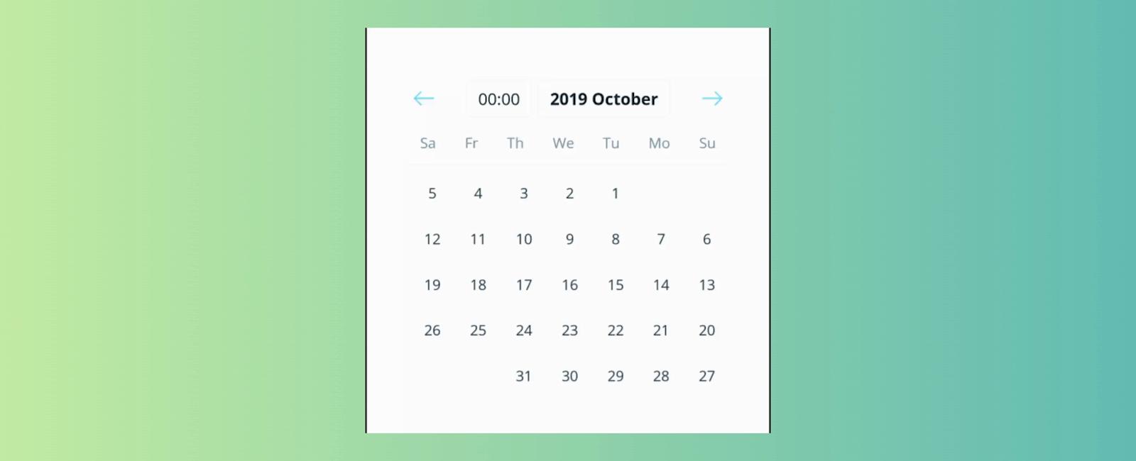 Basic Modern Date Picker | Awesome React Native