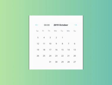 Basic Modern Date Picker