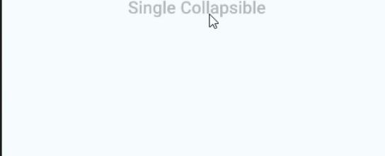 Single Collapsible