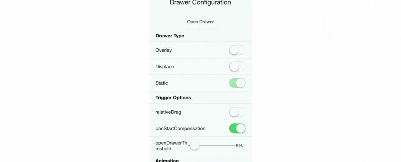 React Native Drawer