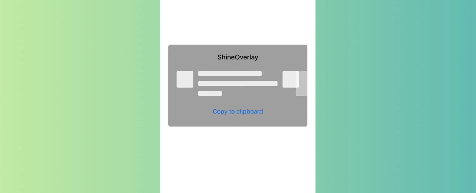 Shine Overlay Placeholder