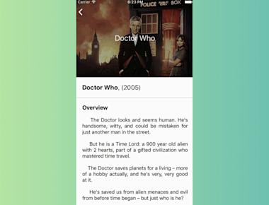 Image header scroll view