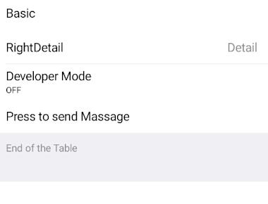 Standard Table