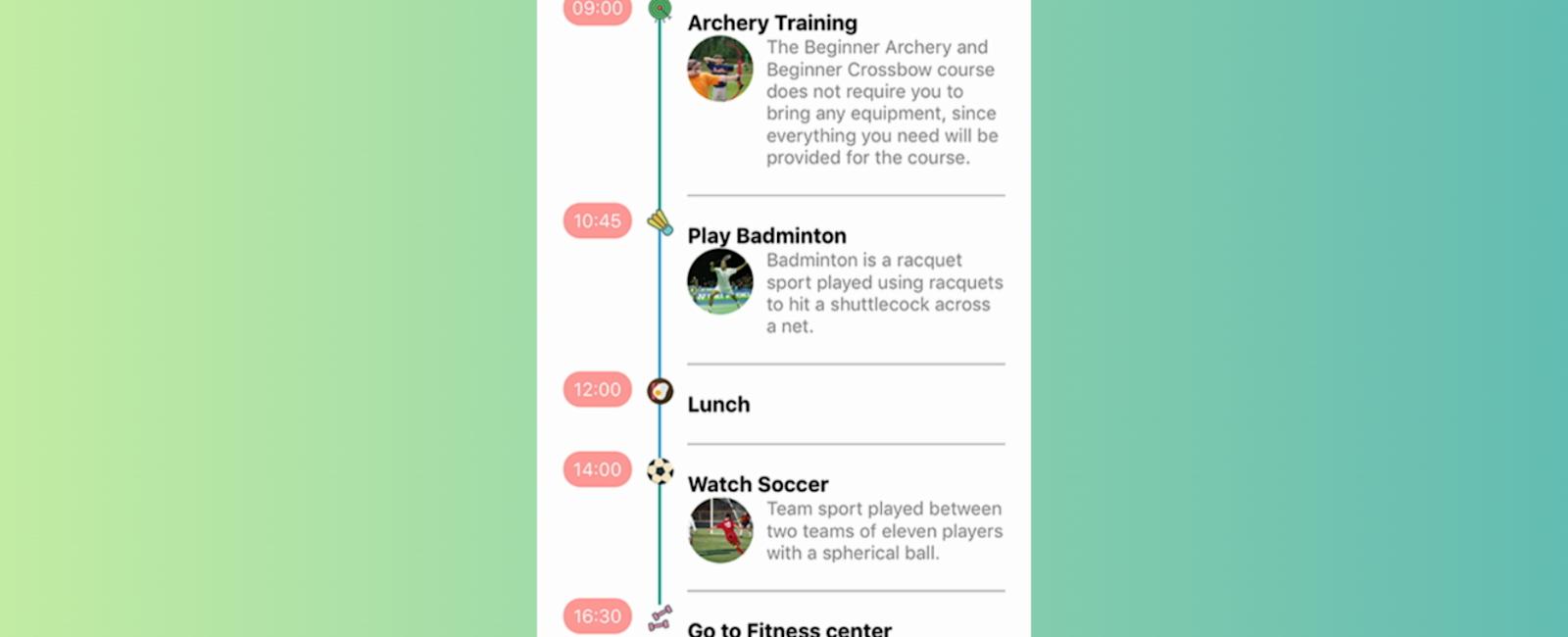 Override Render Timeline Listview