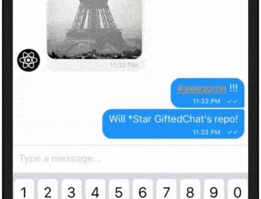Using react-native-gifted-chat