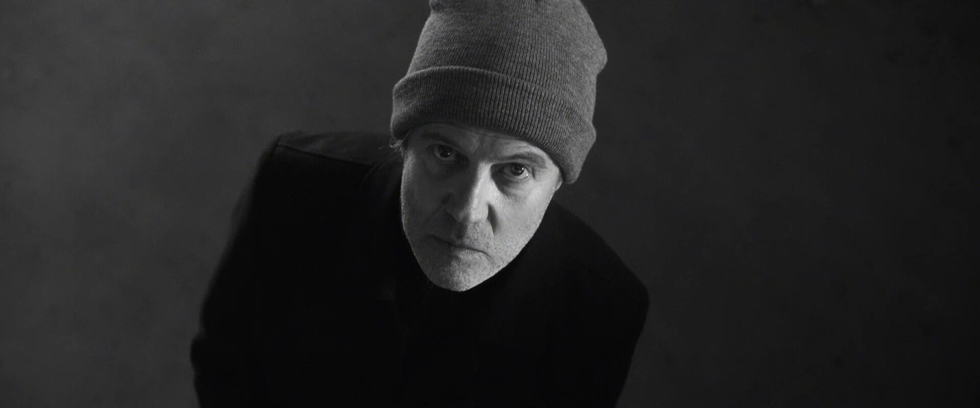 A men, looking a the camera