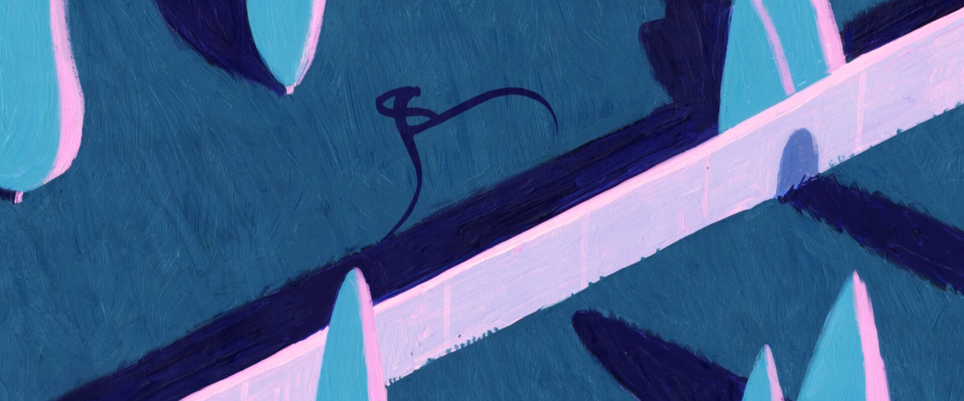 Illustration: a scary shadow outside 