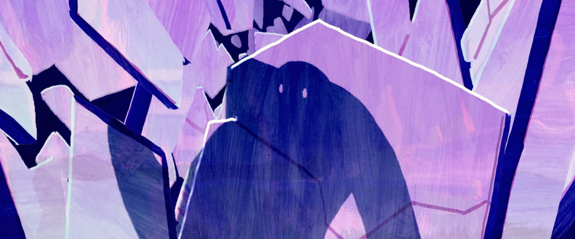 Illustration: a shadow looking like a monster