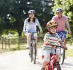 Ensinando o seu filho a andar de bicicleta